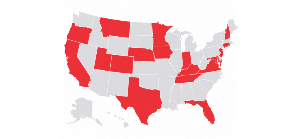 The 20 States That Have Passed Their Comprehensive Data Privacy Law
